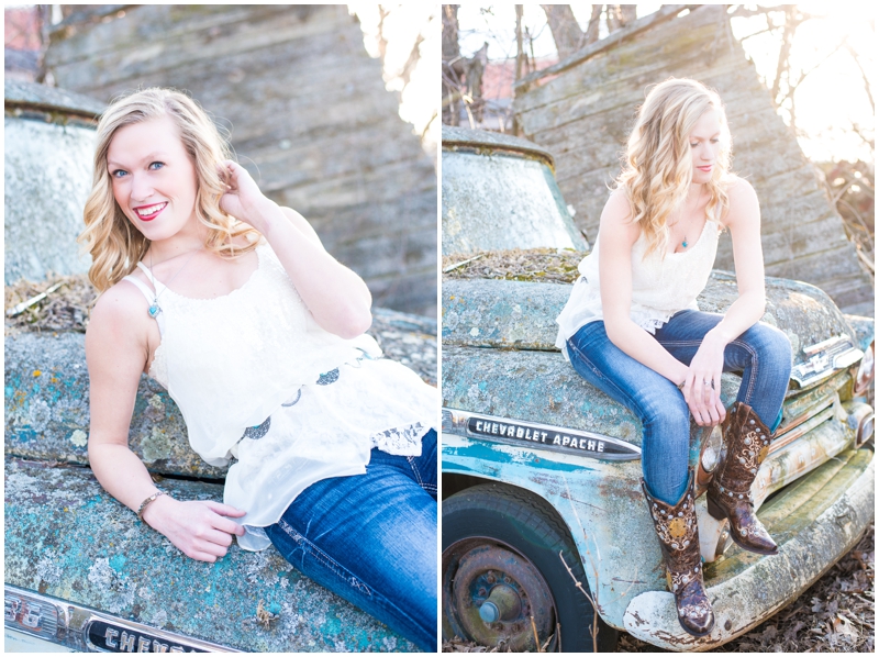 senior pictures with old truck, Danielle Kristine Photography, Wisconsin Senior Photographer, Wisconsin Wedding Photographer
